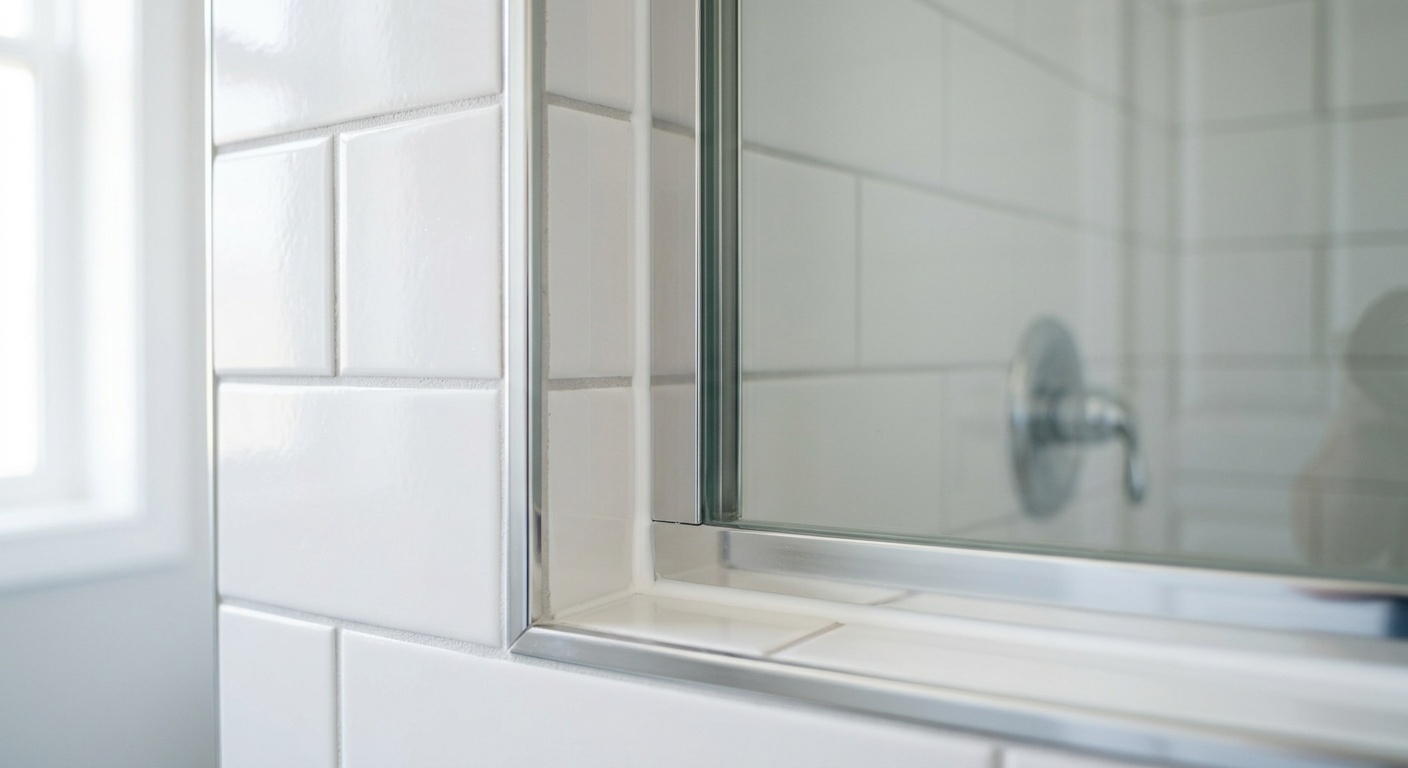 Bathroom tile caulk